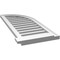 Ekena Millwork Quarter Round Top Right Surface Mount PVC Gable Vent w/ 2"W x 2"P Brickmould Sill Frame, 16"W x 38"H GVPQR16X3803SF - alternate 5